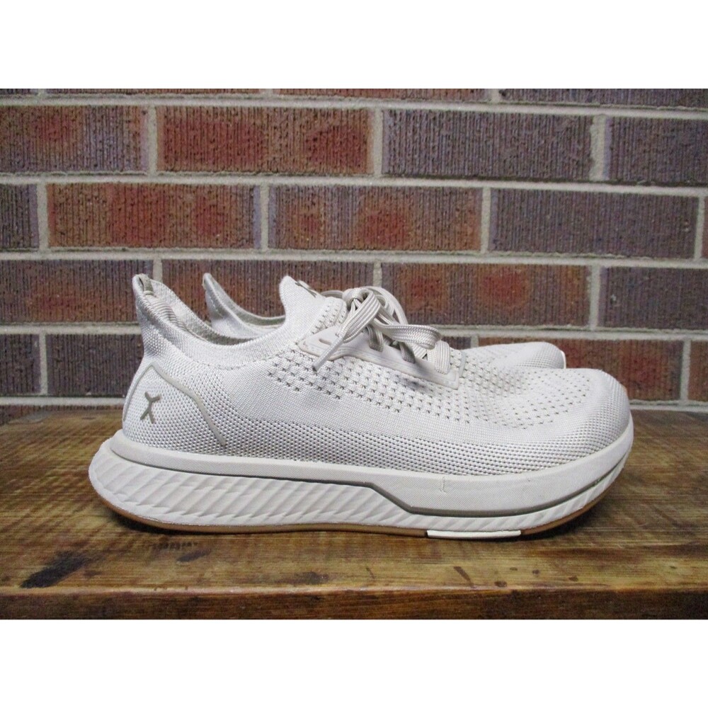 Flux Footwear Adapt Runner Gray Knit Gum Minimalist Shoes Mens 6 Womens 7.5